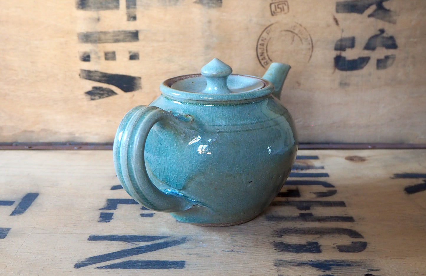 Ash Glaze Teapot by Charlie Collier