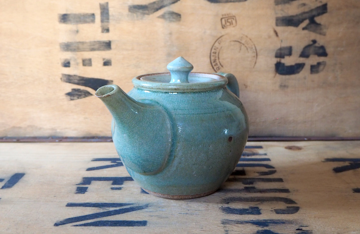Ash Glaze Teapot by Charlie Collier