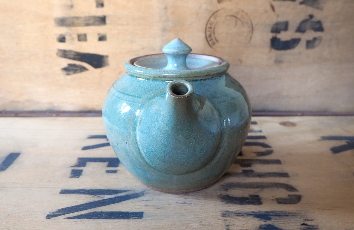 Ash Glaze Teapot by Charlie Collier