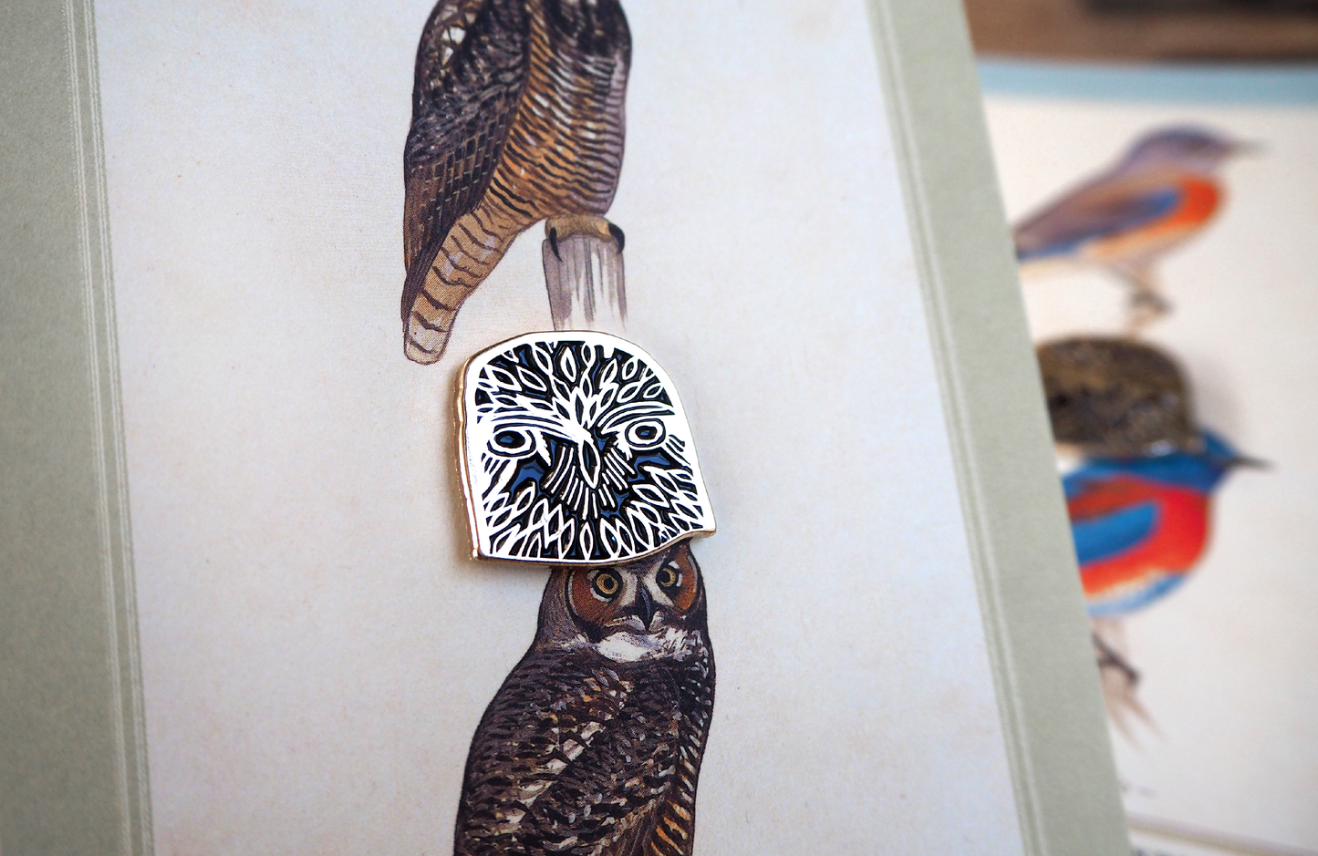 Bird Badge, Enamel Pin