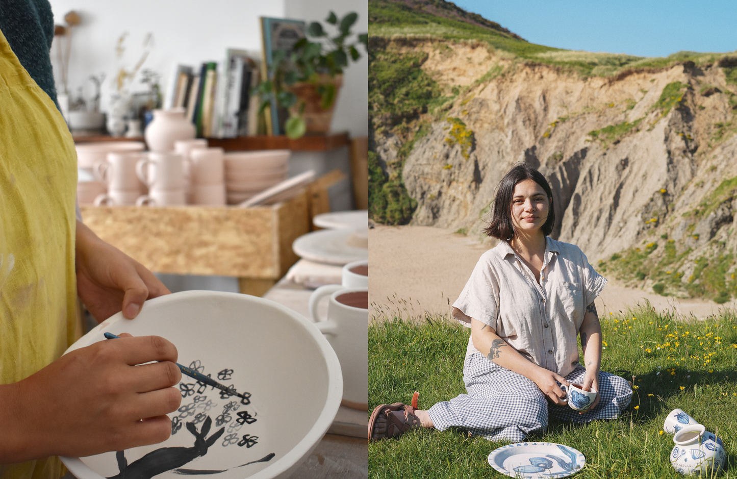 Mug with Strawberries by Ella Bua-In
