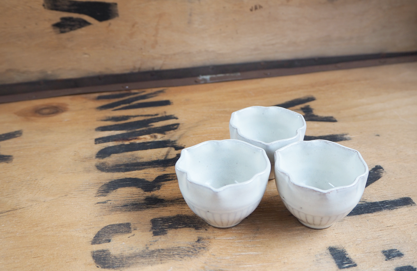 Flower Tea Bowl (1) by Munehiro Nakao