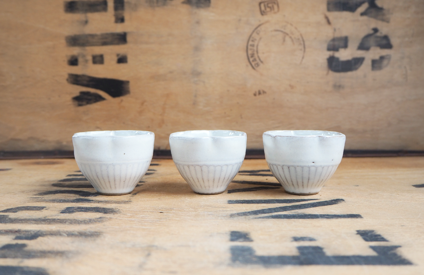 Flower Tea Bowl (1) by Munehiro Nakao