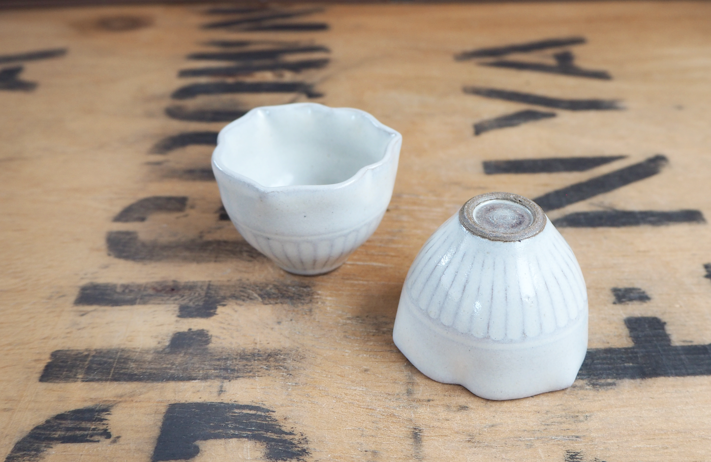 Flower Tea Bowl (1) by Munehiro Nakao