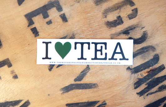 I 💚 TEA ~ Bumper Sticker