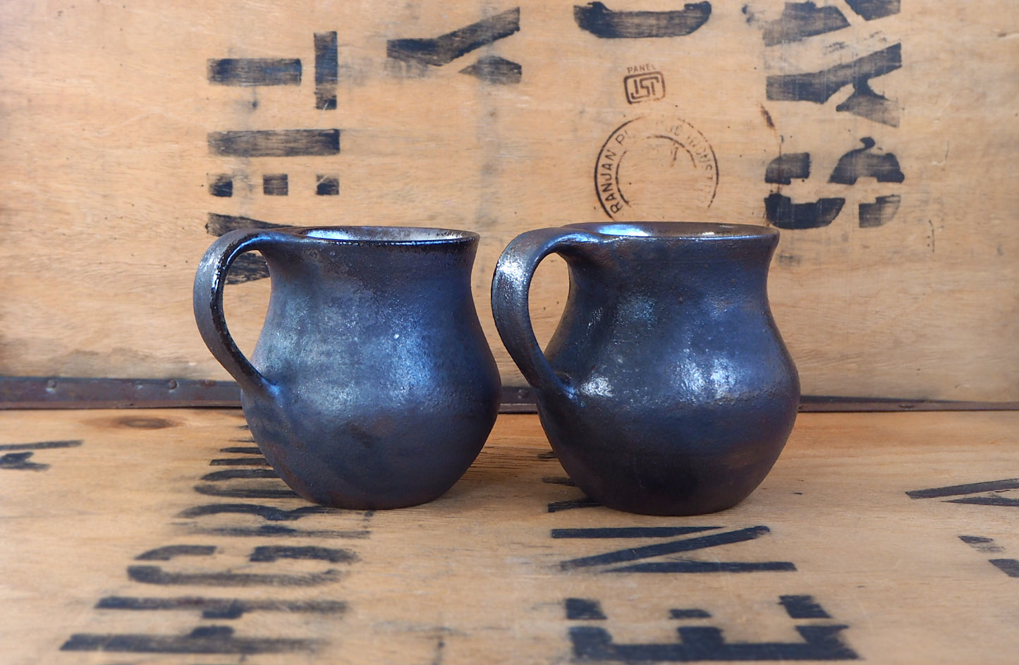 Woodfired Iron Wash Lexden Mug by Popalini & Jezando