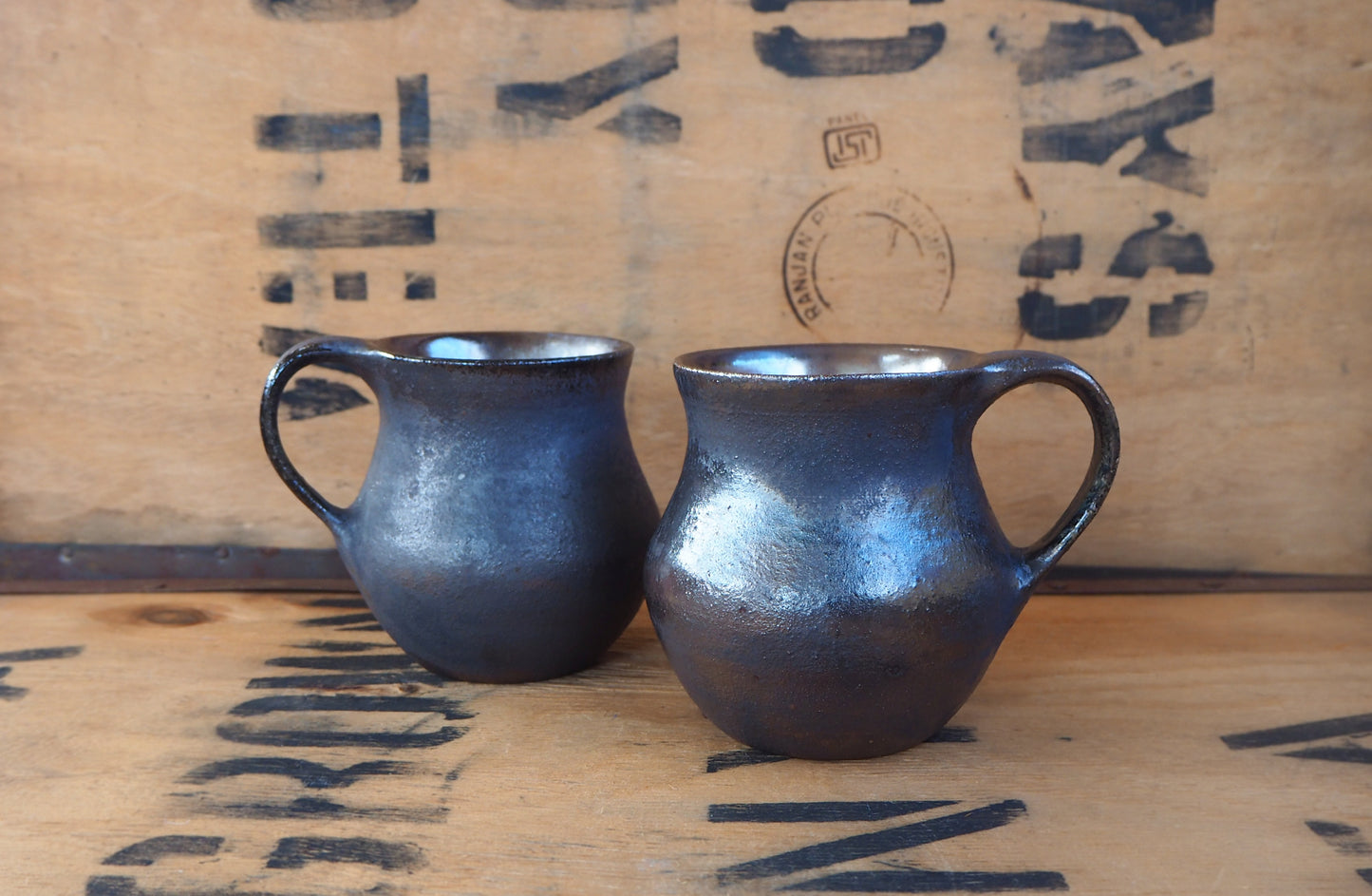 Woodfired Iron Wash Lexden Mug by Popalini & Jezando