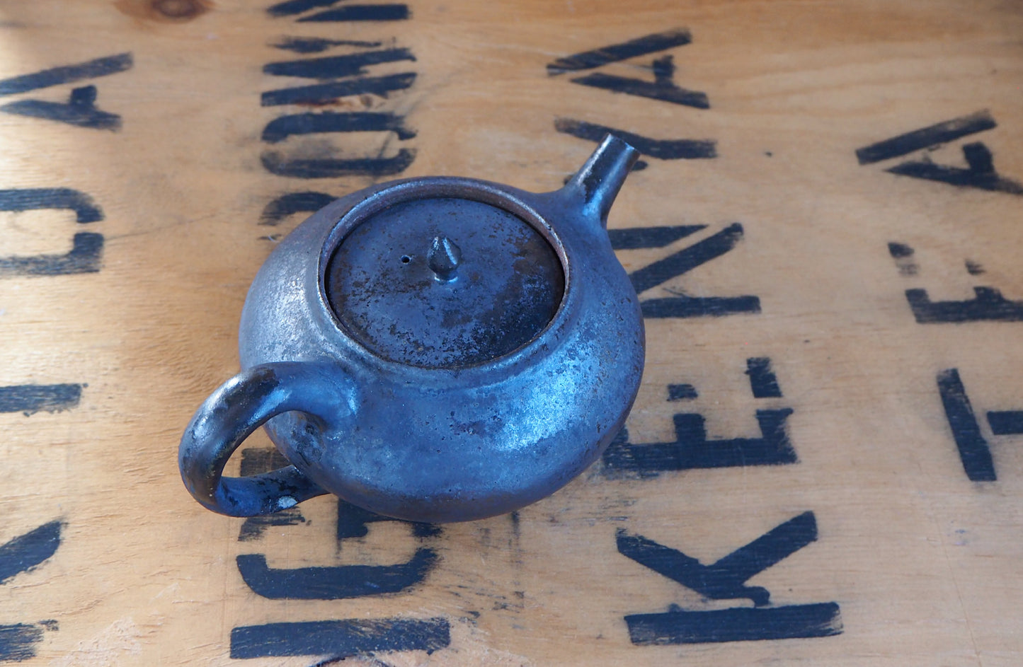 Woodfired Iron Wash Teapot by Popalini & Jezando