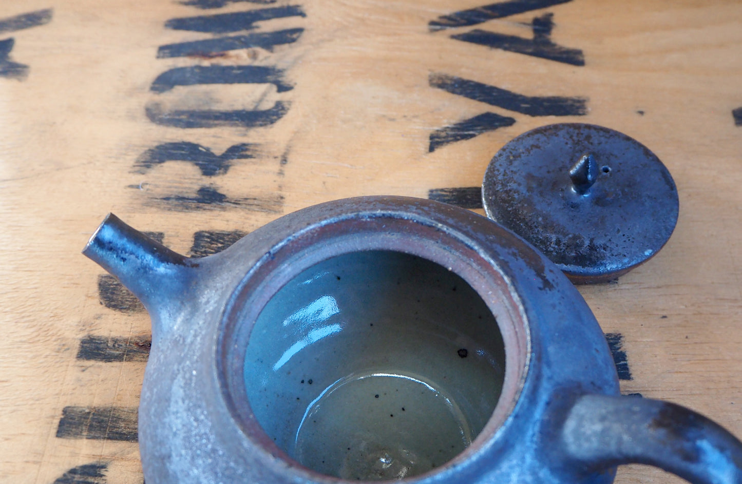 Woodfired Iron Wash Teapot by Popalini & Jezando