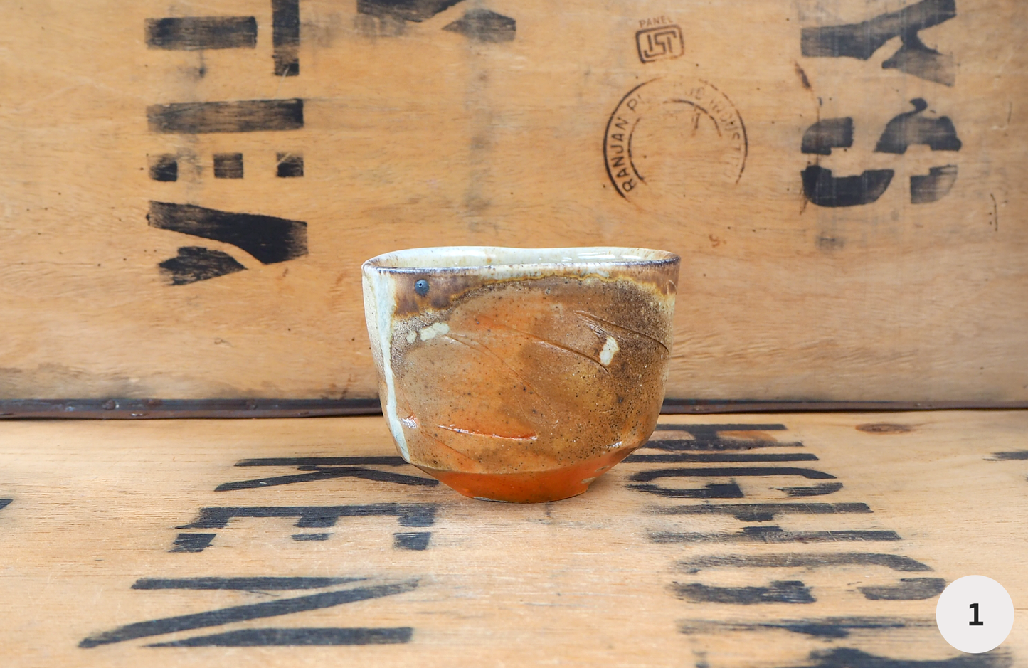 Woodfired Porcelain Large Yunomi by John Mackenzie