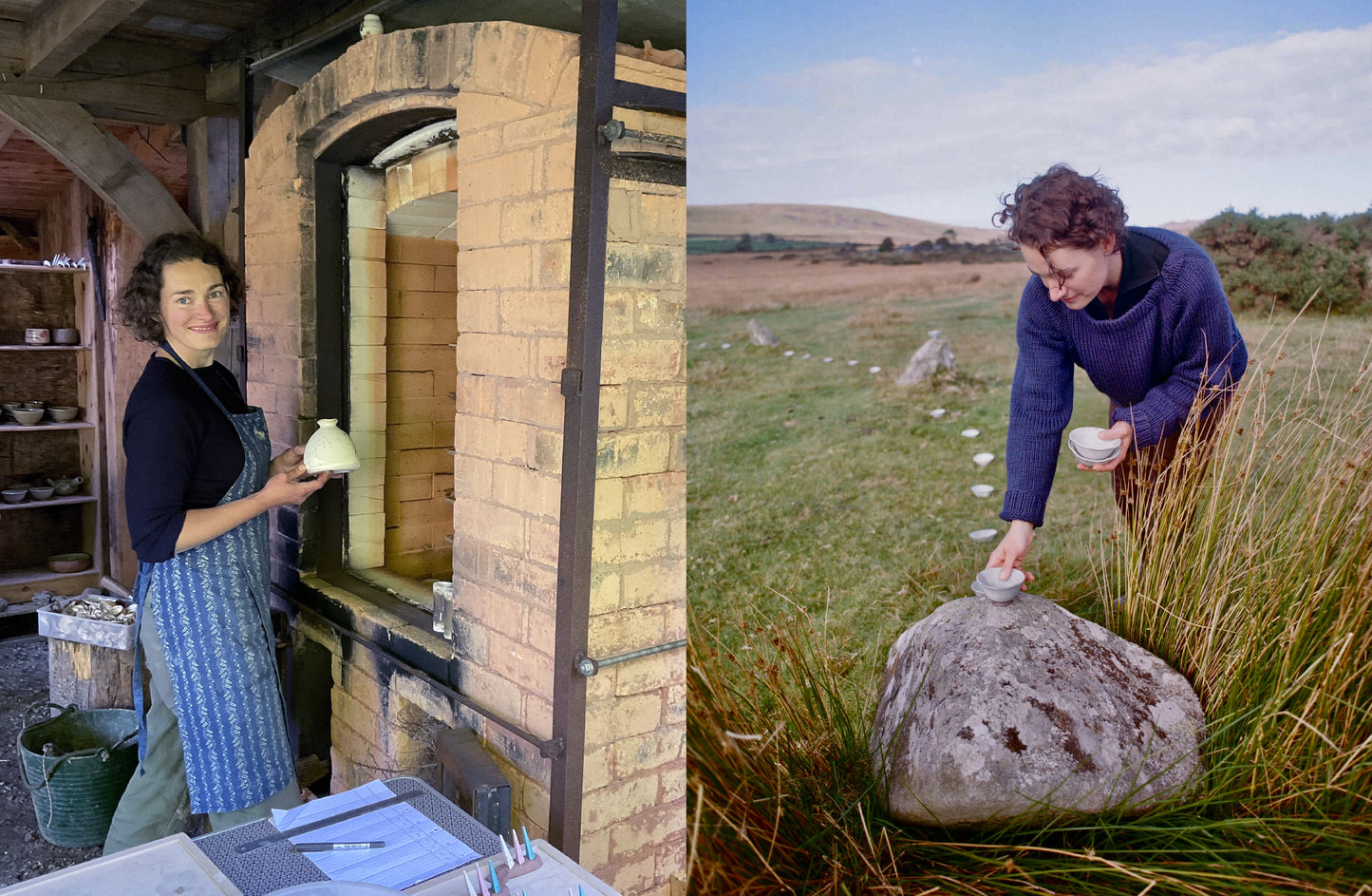 Woodfired Celadon Tea Bowl by Linda Unsworth