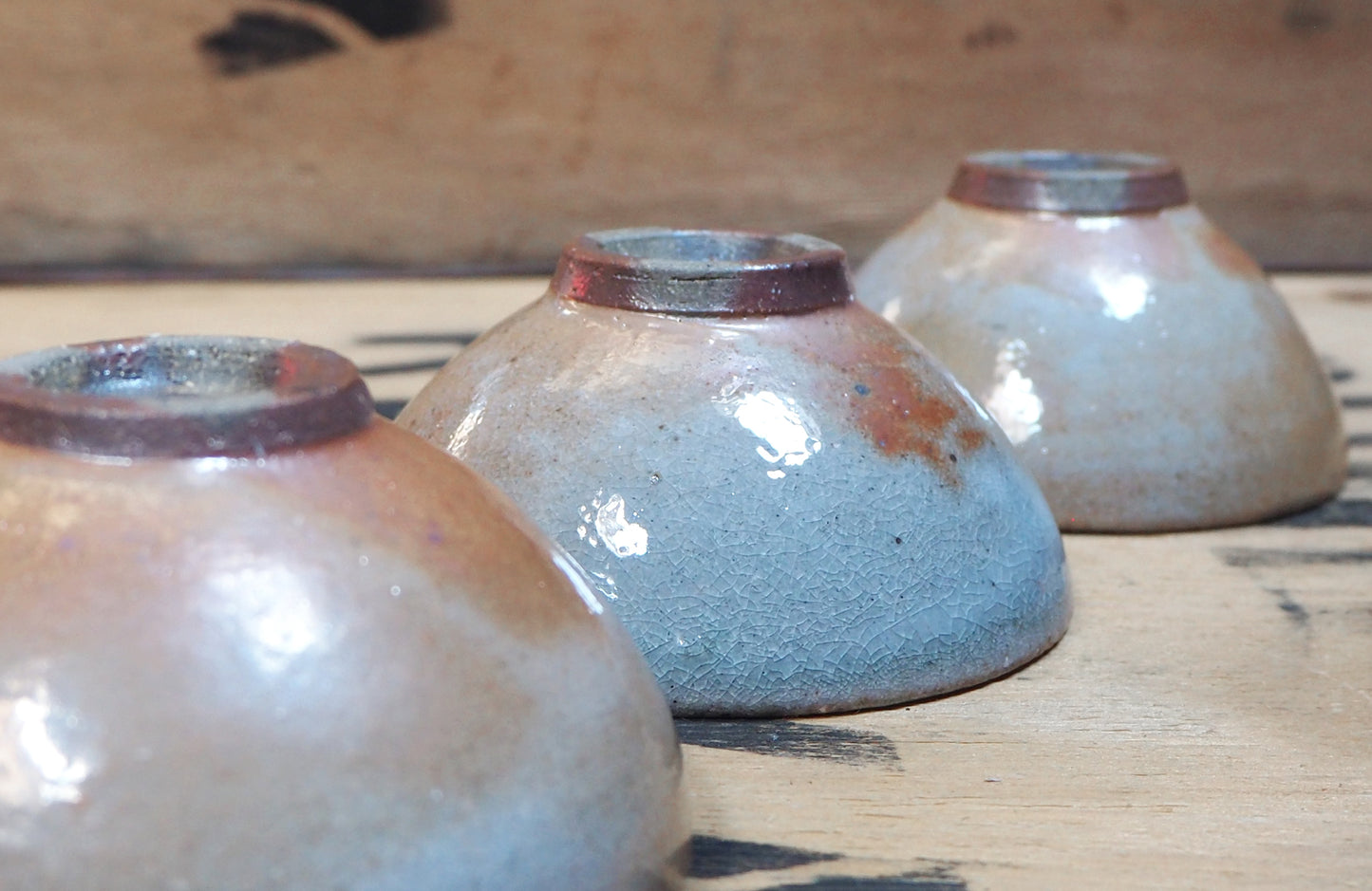Low Shino Tea Bowl by Popalini & Jezando