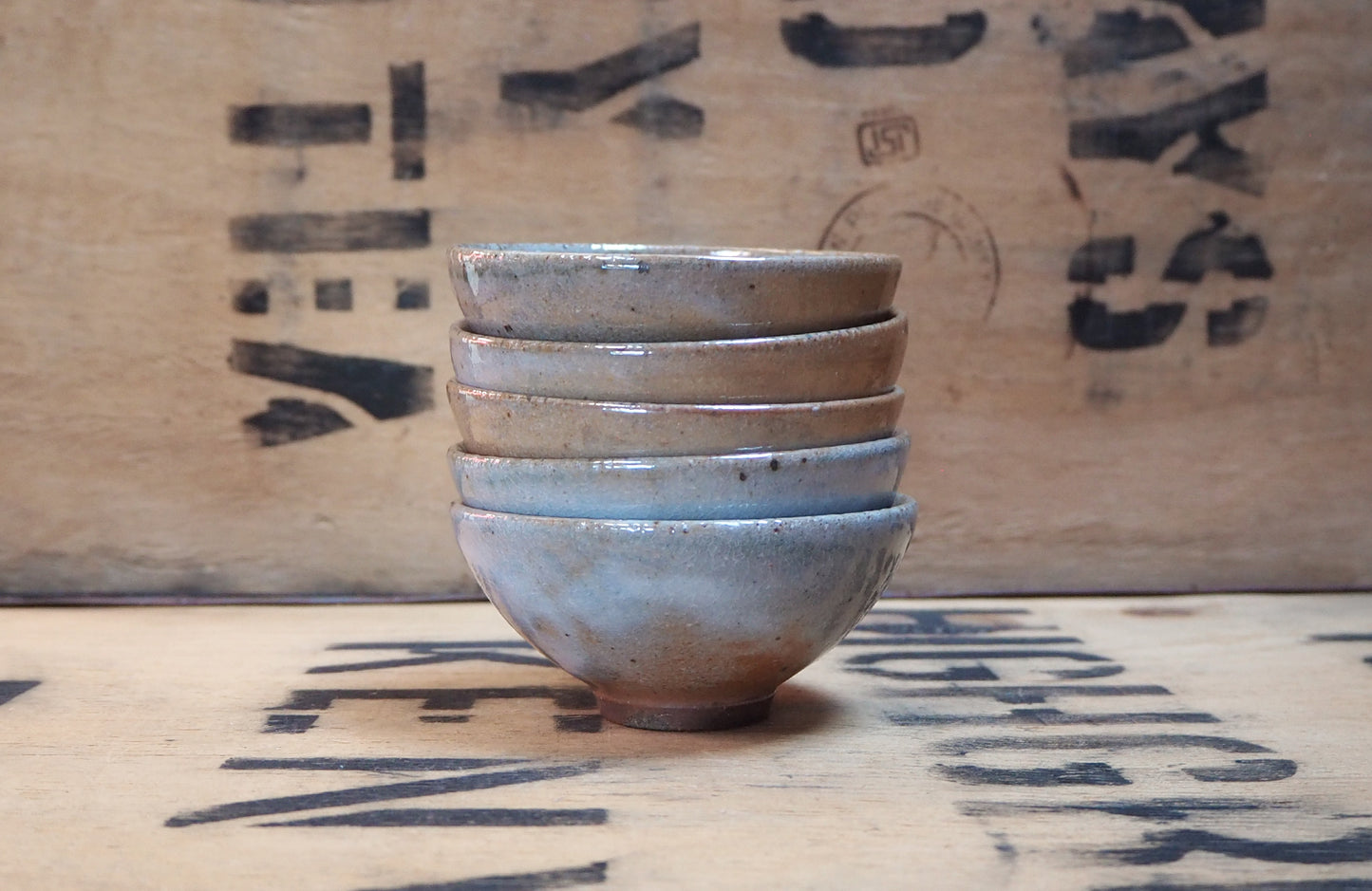 Low Shino Tea Bowl by Popalini & Jezando