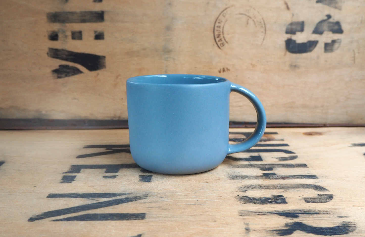Dark Grey Porcelain Mug by Pippi & Me
