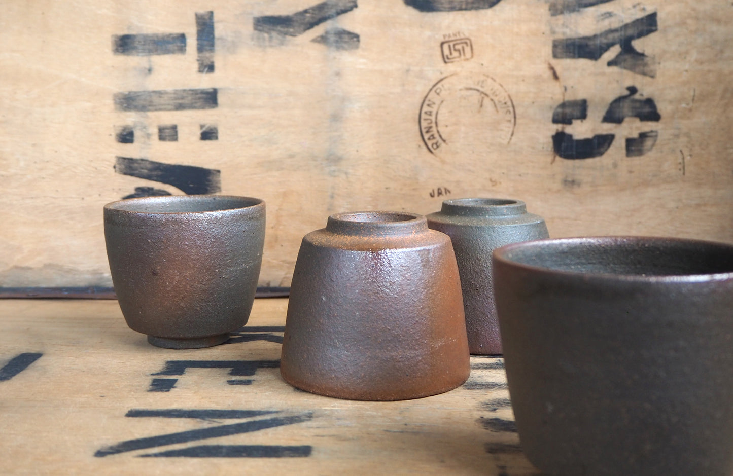 Woodfired Unglazed Yunomi by Popalini & Jezando