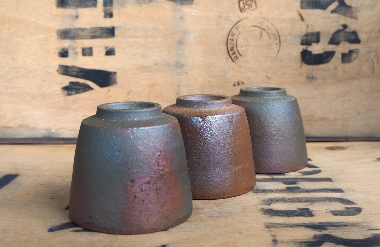 Woodfired Unglazed Yunomi by Popalini & Jezando