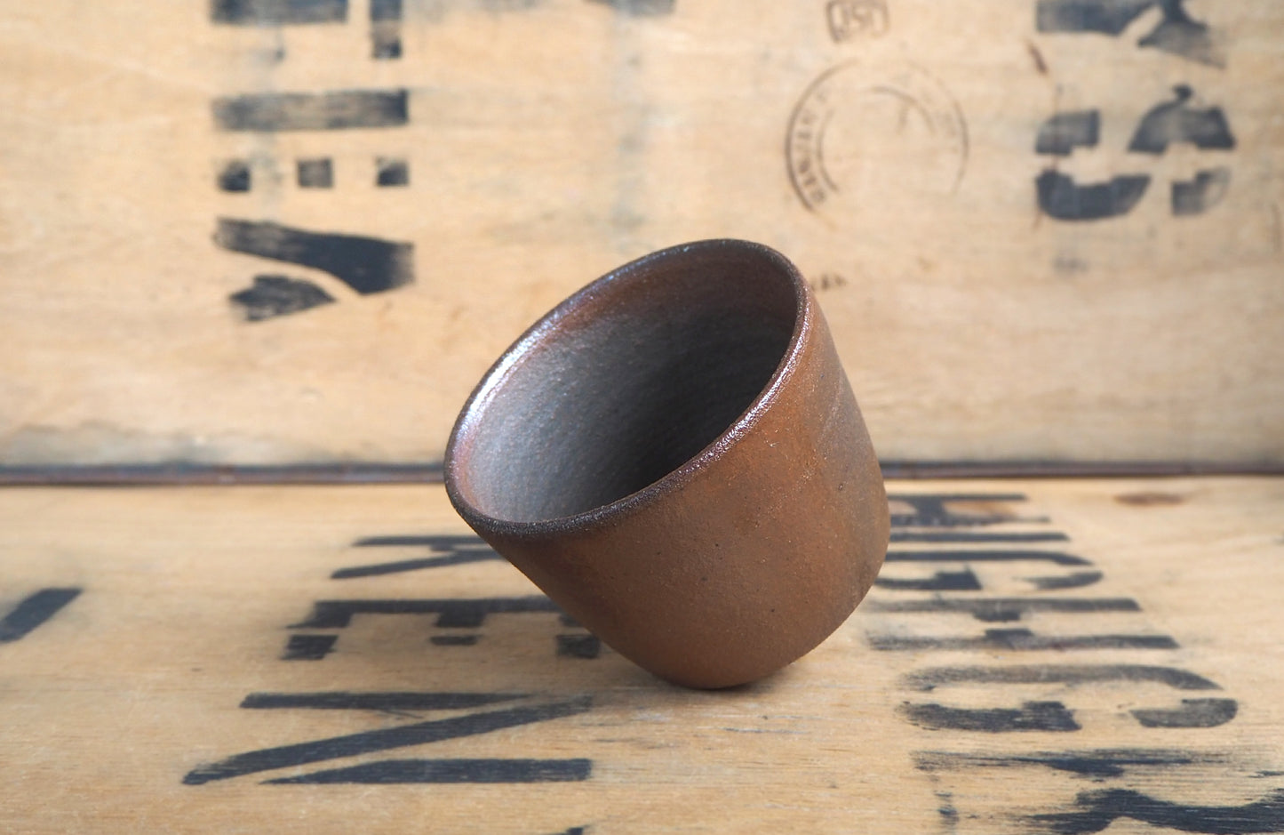 Woodfired Unglazed Yunomi by Popalini & Jezando