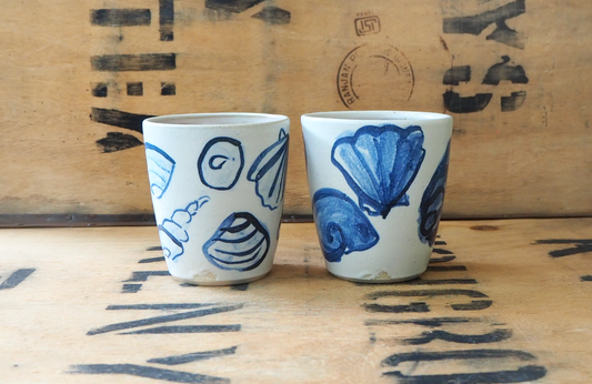 Yunomi with Seashells by Ella Bua-In