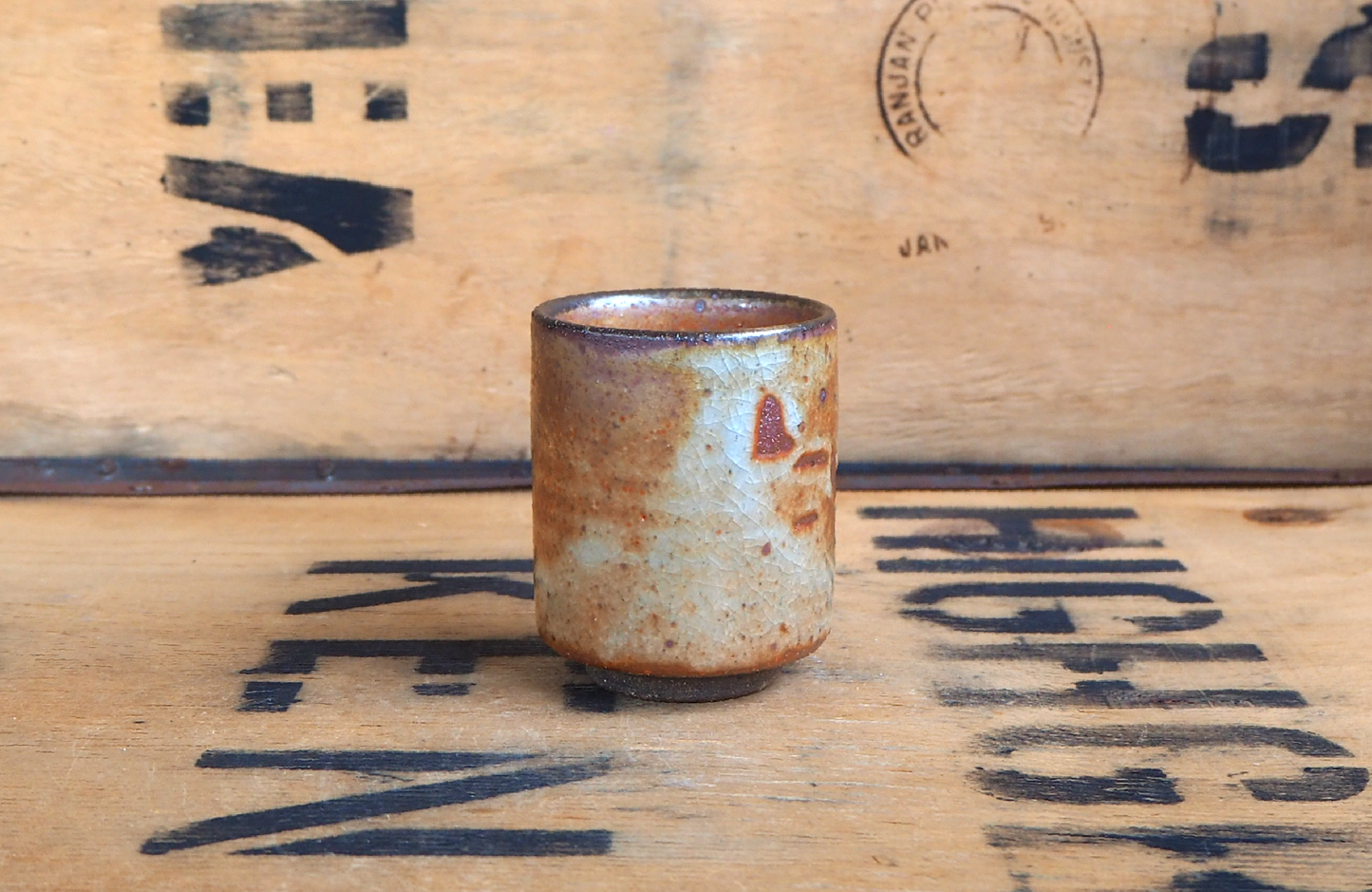 Woodfired Shino Yunomi (3) by Popalini & Jezando