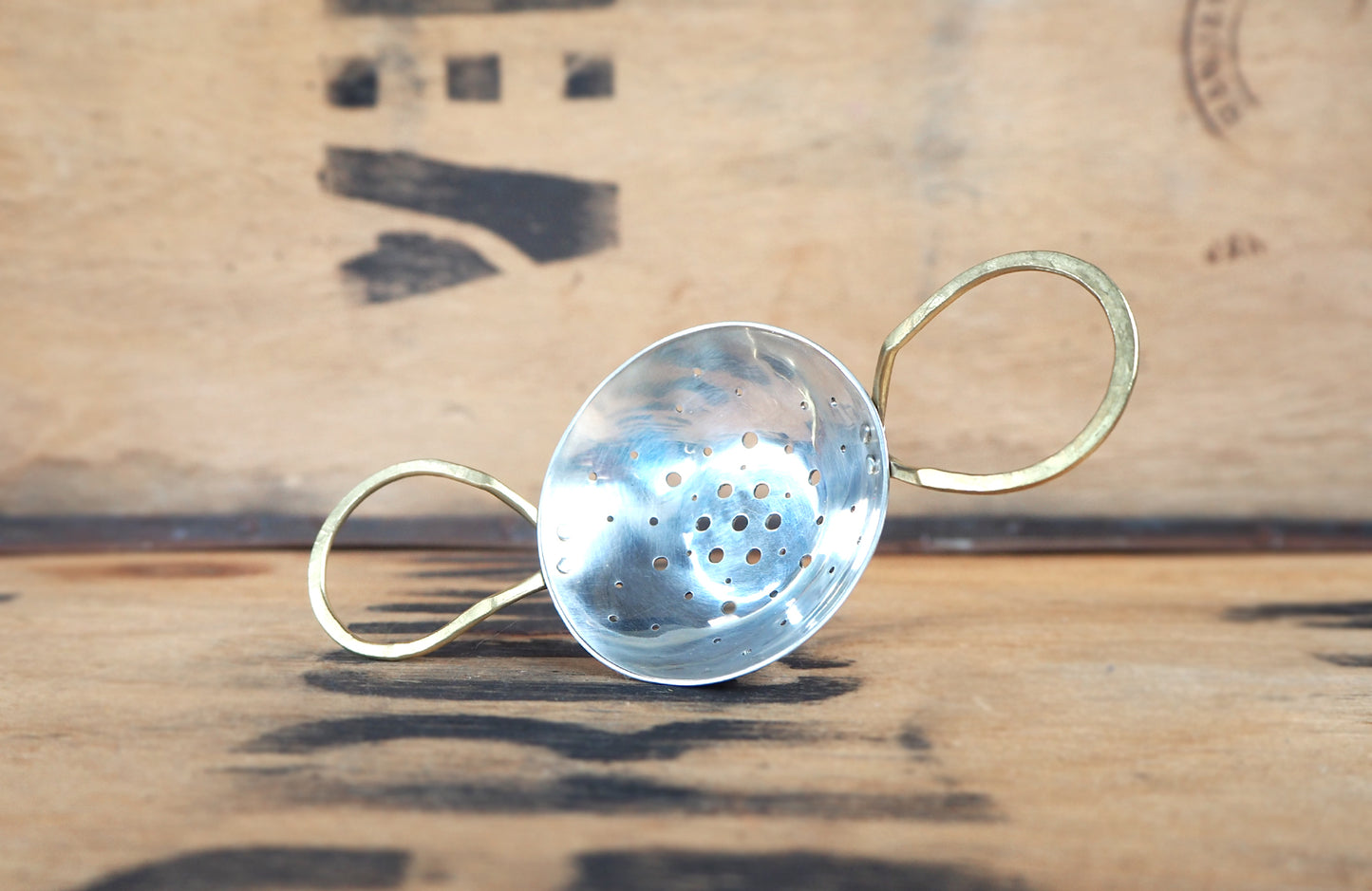 Silver Tea Strainer by Raz | Maker