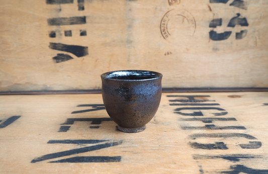 Woodfired Iron Wash + Shino Tulip Yunomi by Popalini & Jezando