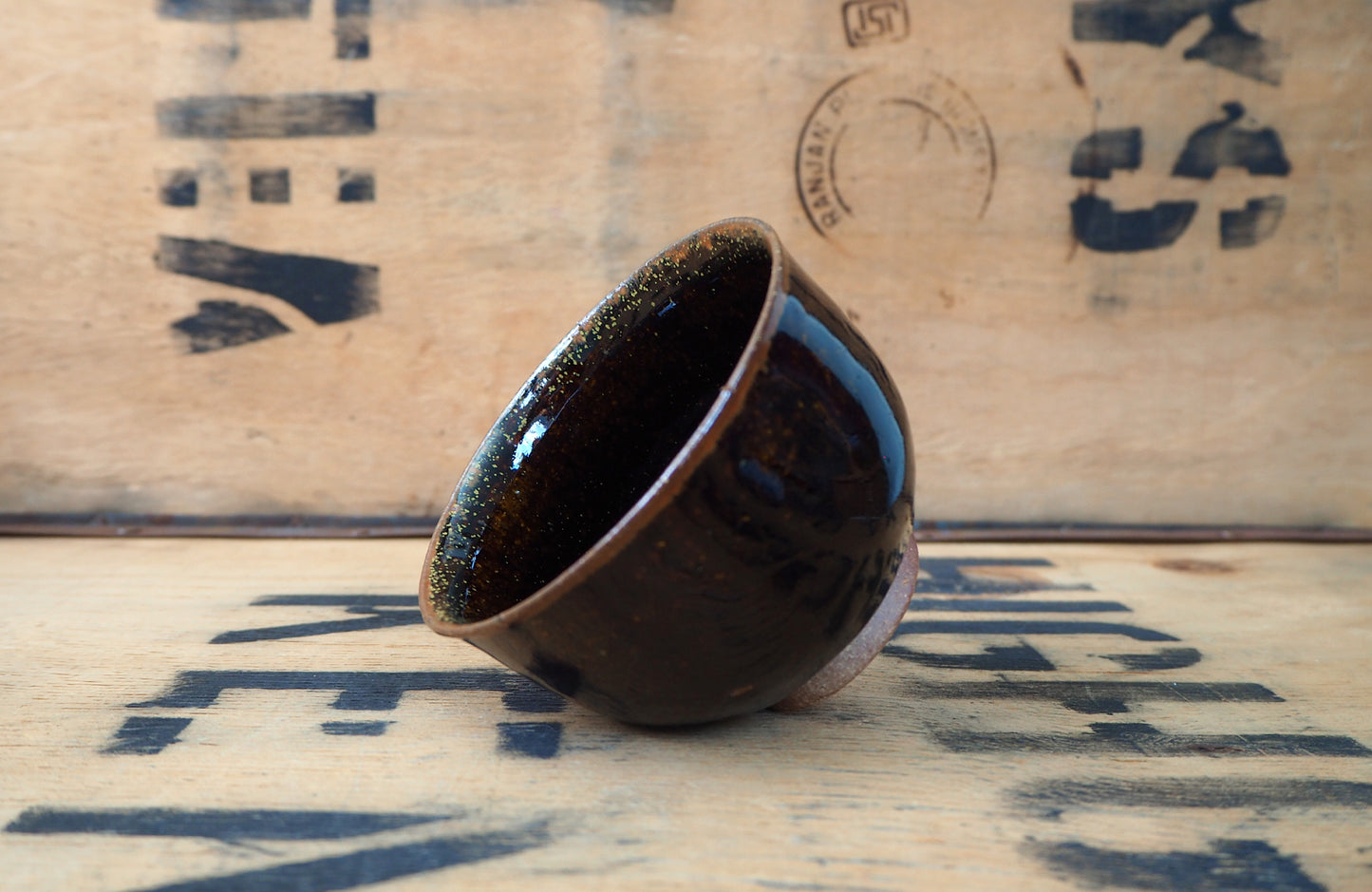 Tenmoku Tea Bowl (1) by Charlie Collier