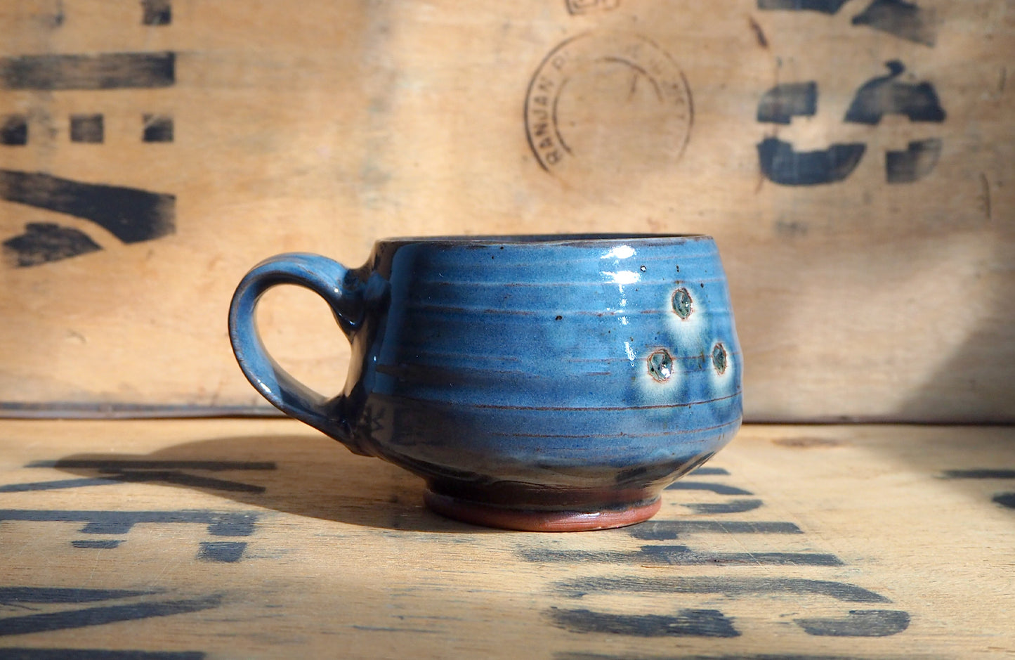Blue Cup by Mike Parry