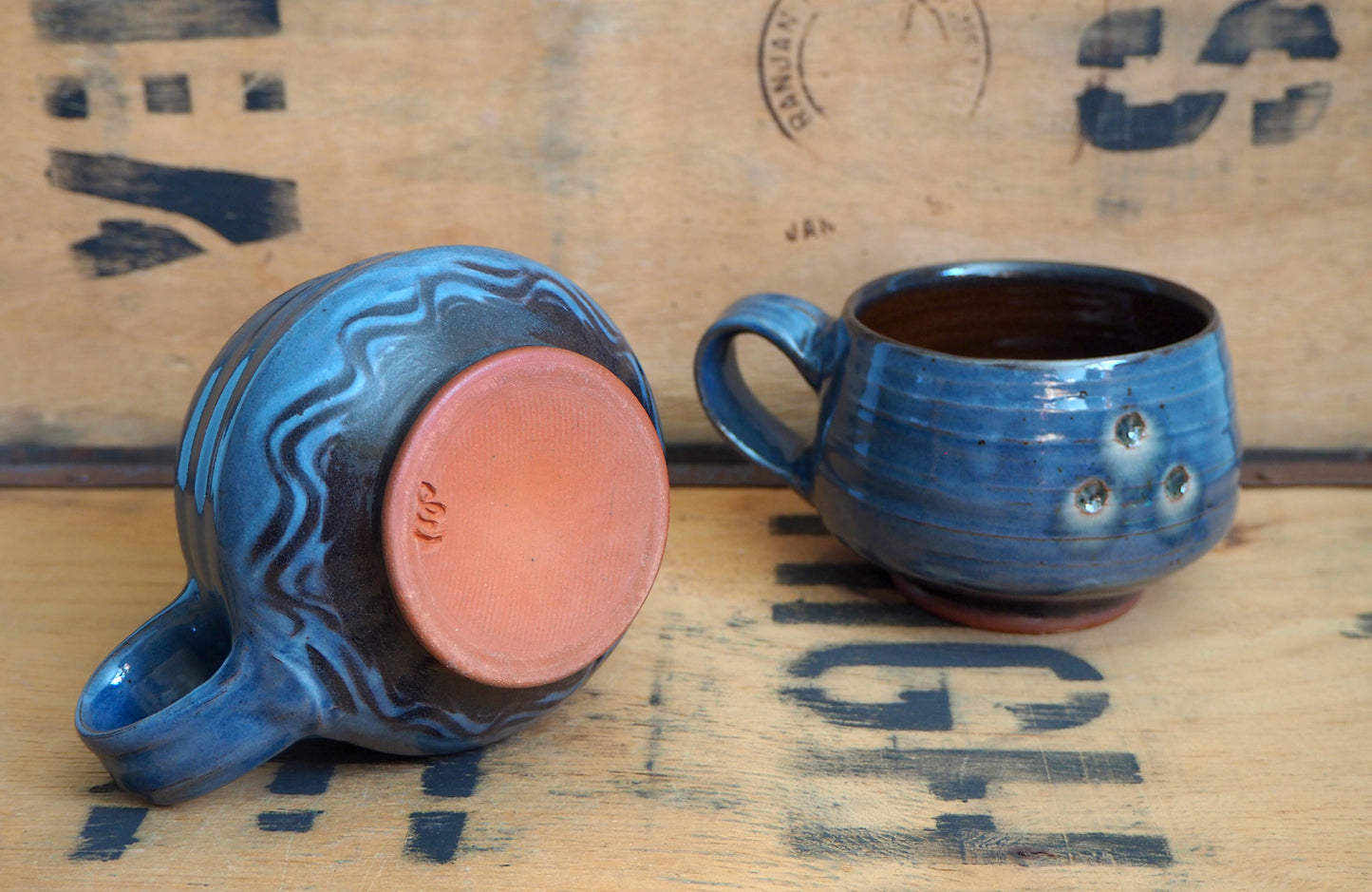 Blue Cup by Mike Parry