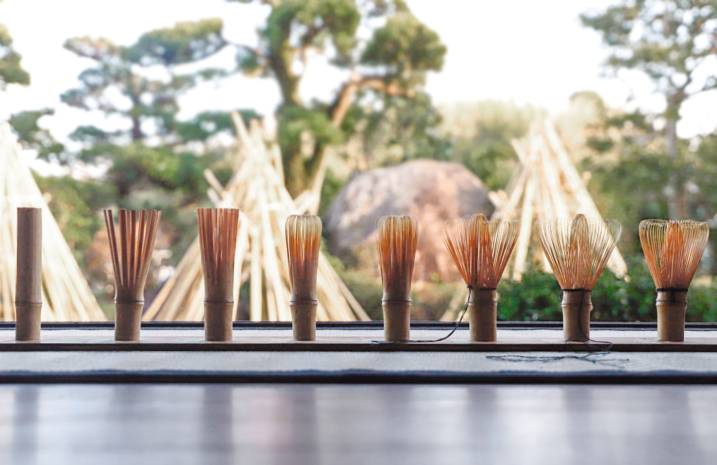 Black Bamboo Takayama Chasen, Matcha Whisk by Suikaen | Yasaburo Tanimura