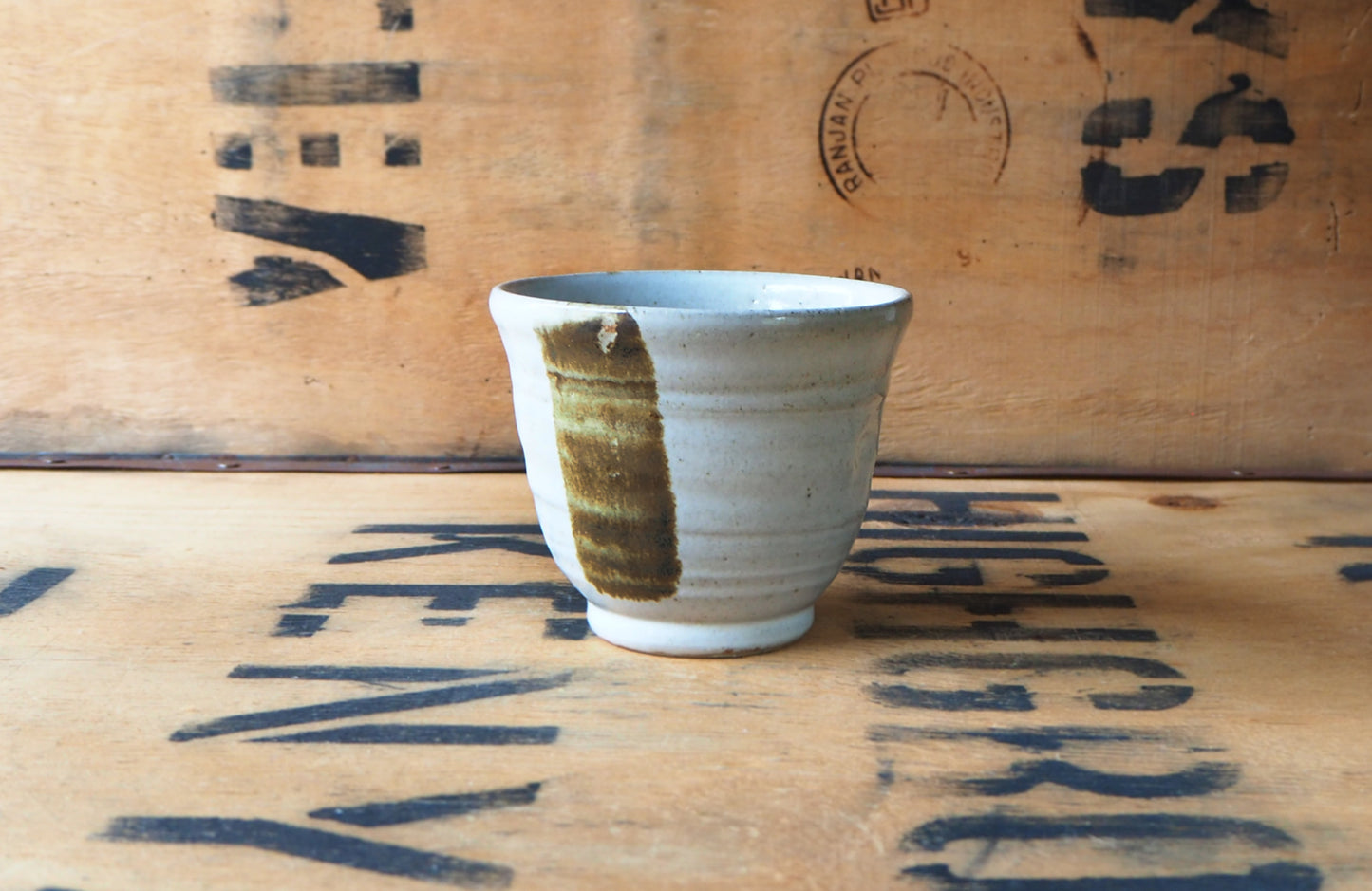 Ash Glaze Tea Bowl (1) by Nicola Gillis