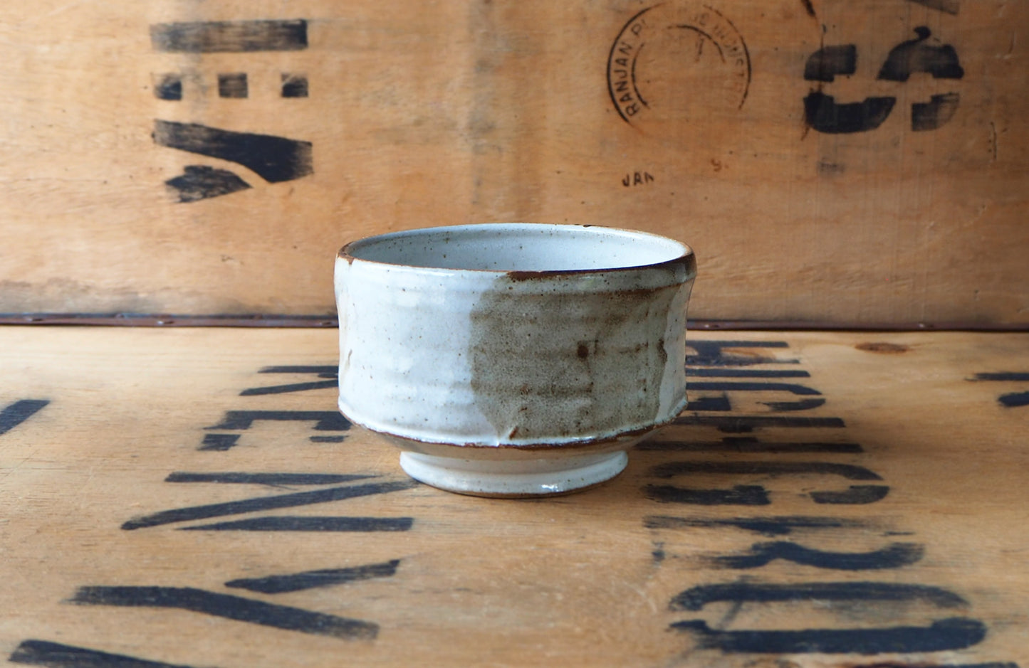 Ash Glaze Tea Bowl (6) by Nicola Gillis