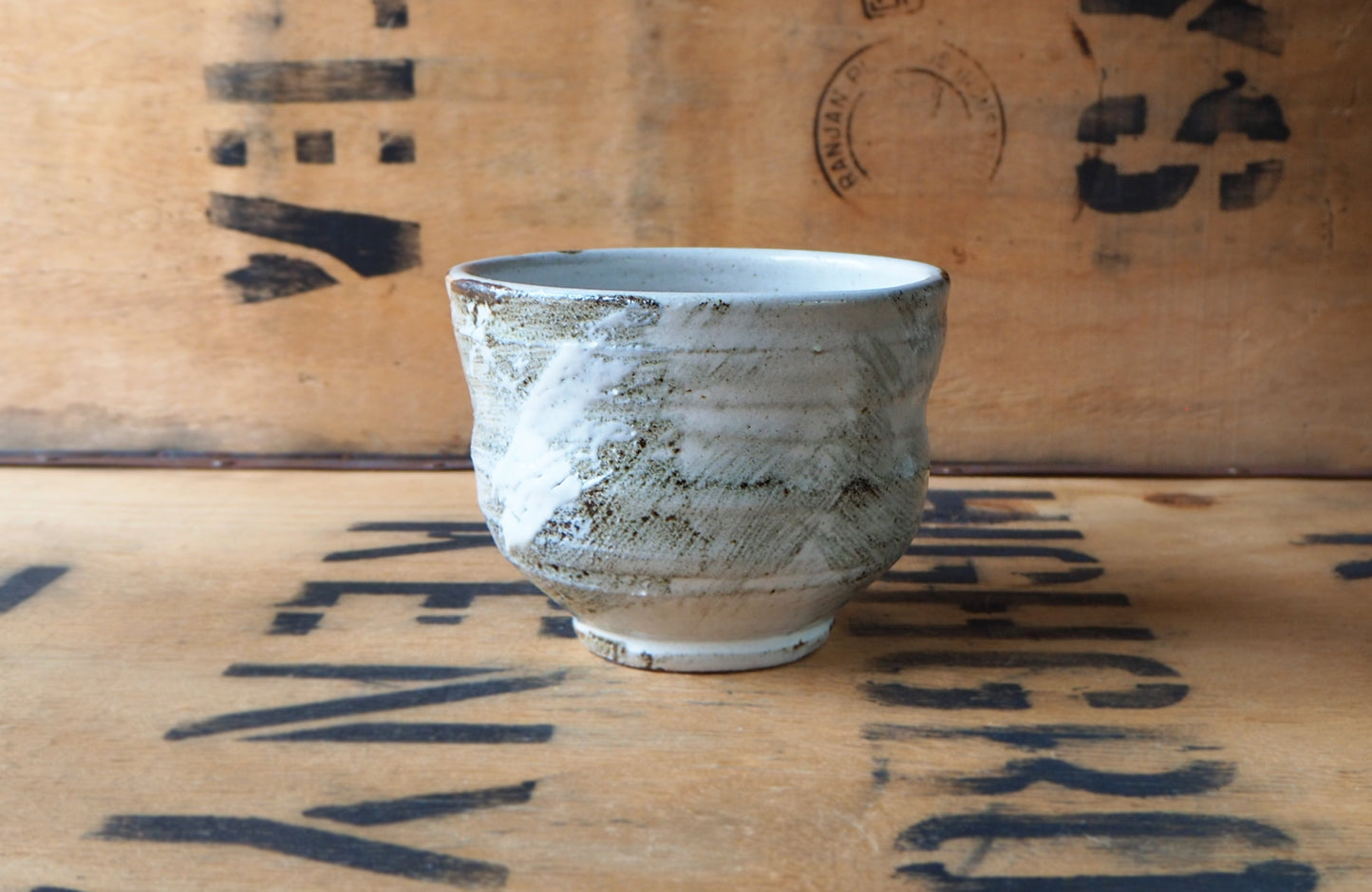 Ash Glaze Tea Bowl (4) by Nicola Gillis