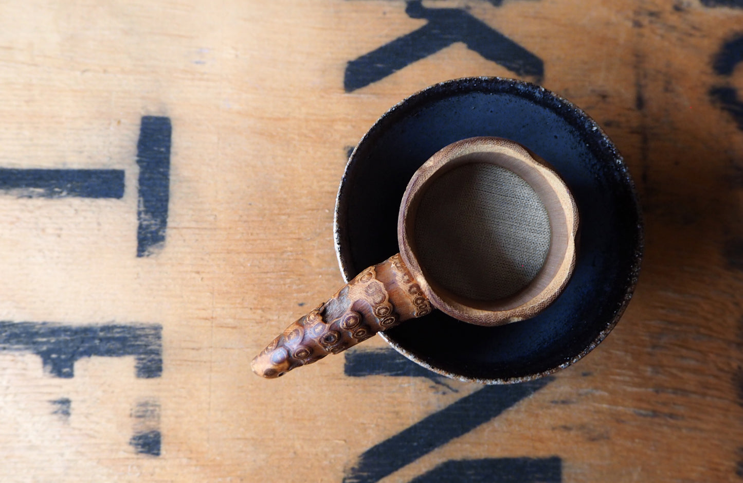 Bamboo Root Tea Strainer