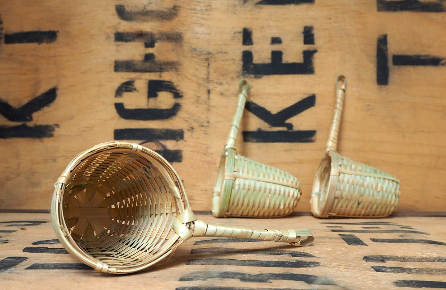 Bamboo Basket Tea Strainer