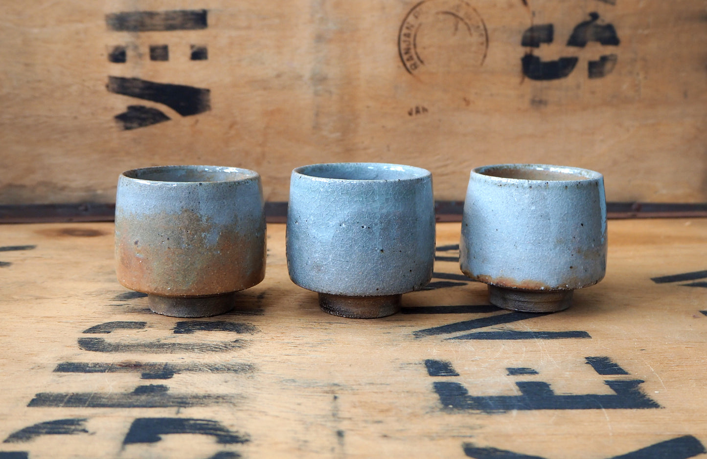 Woodfired Shino Yunomi by Popalini & Jezando