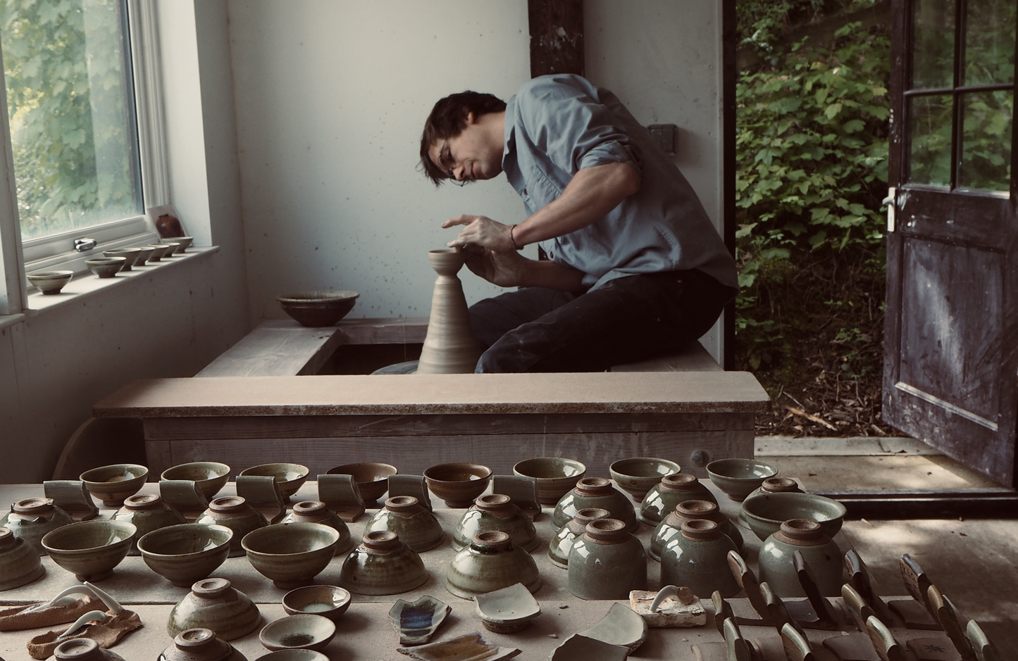 Wood Ash Teapot by Charlie Collier