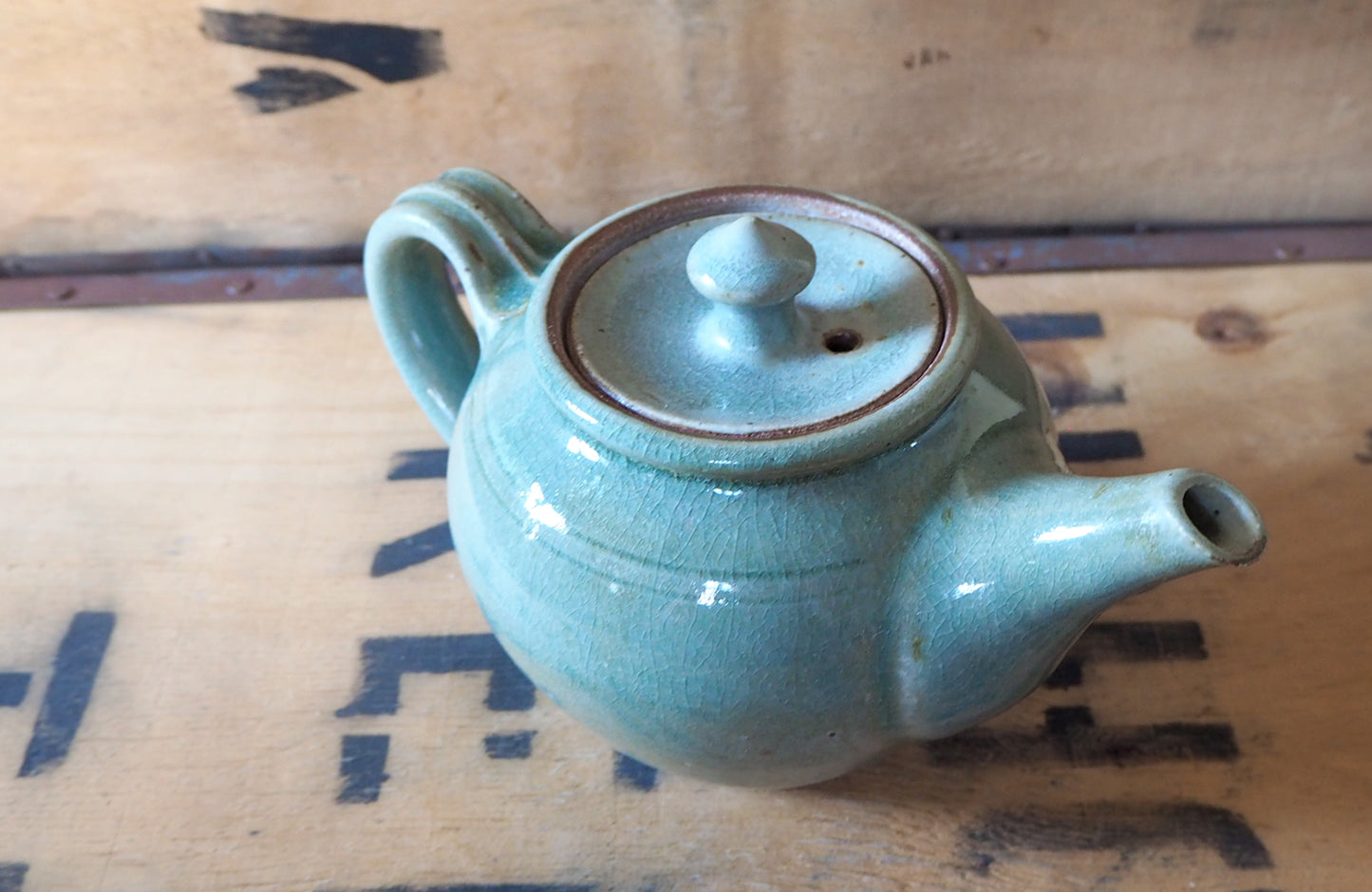 Ash Glaze Teapot by Charlie Collier