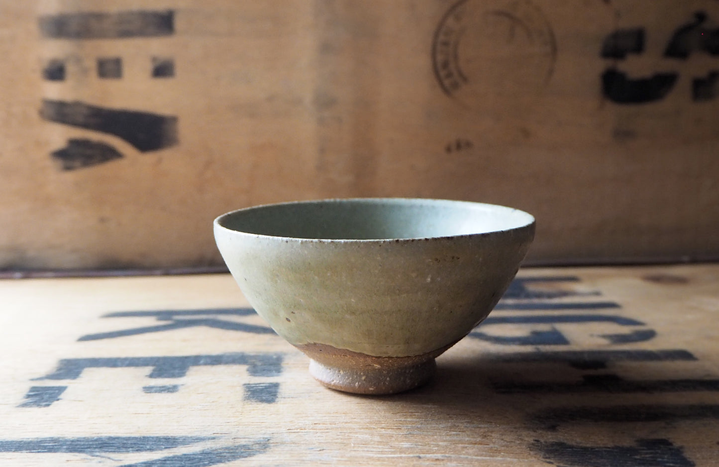 Ash Glaze Tea Bowl (14) by Charlie Collier