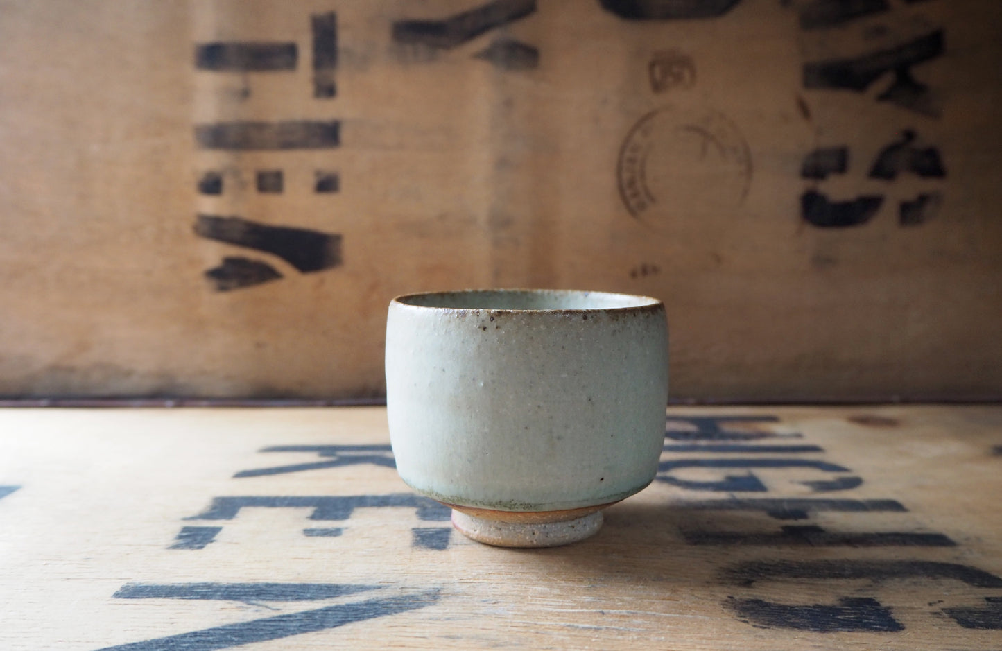 Ash Glaze Tea Bowl (1) by Charlie Collier