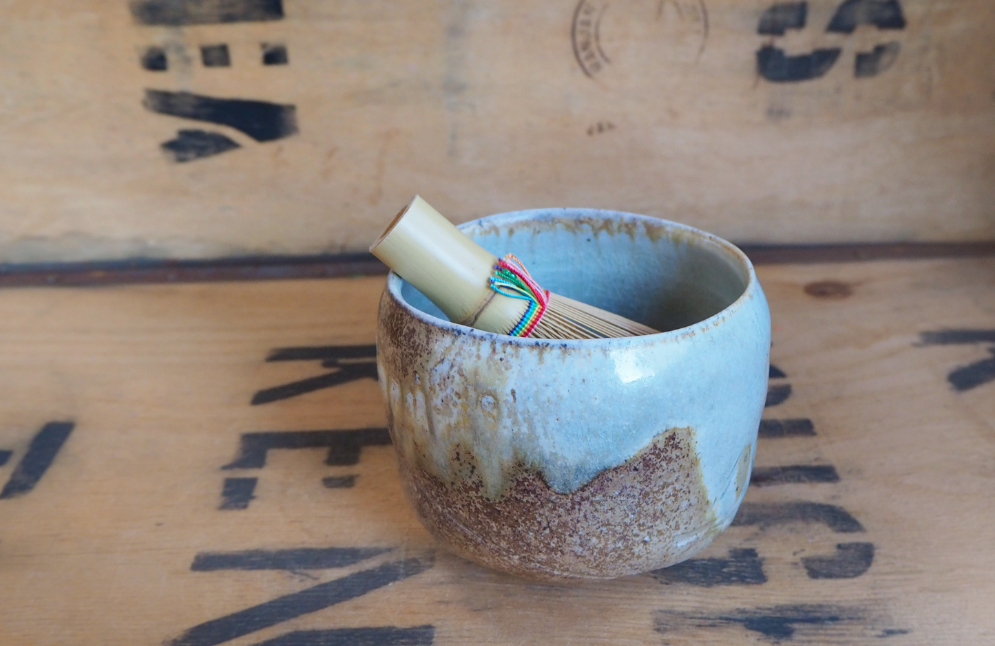 Woodfired Porcelain Chawan by John Mackenzie