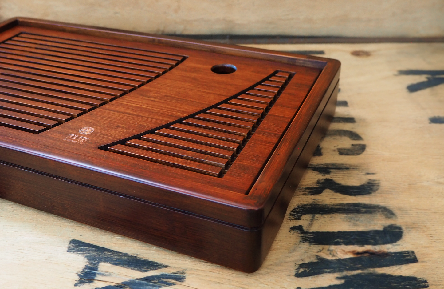 Dark Bamboo Tea Tray