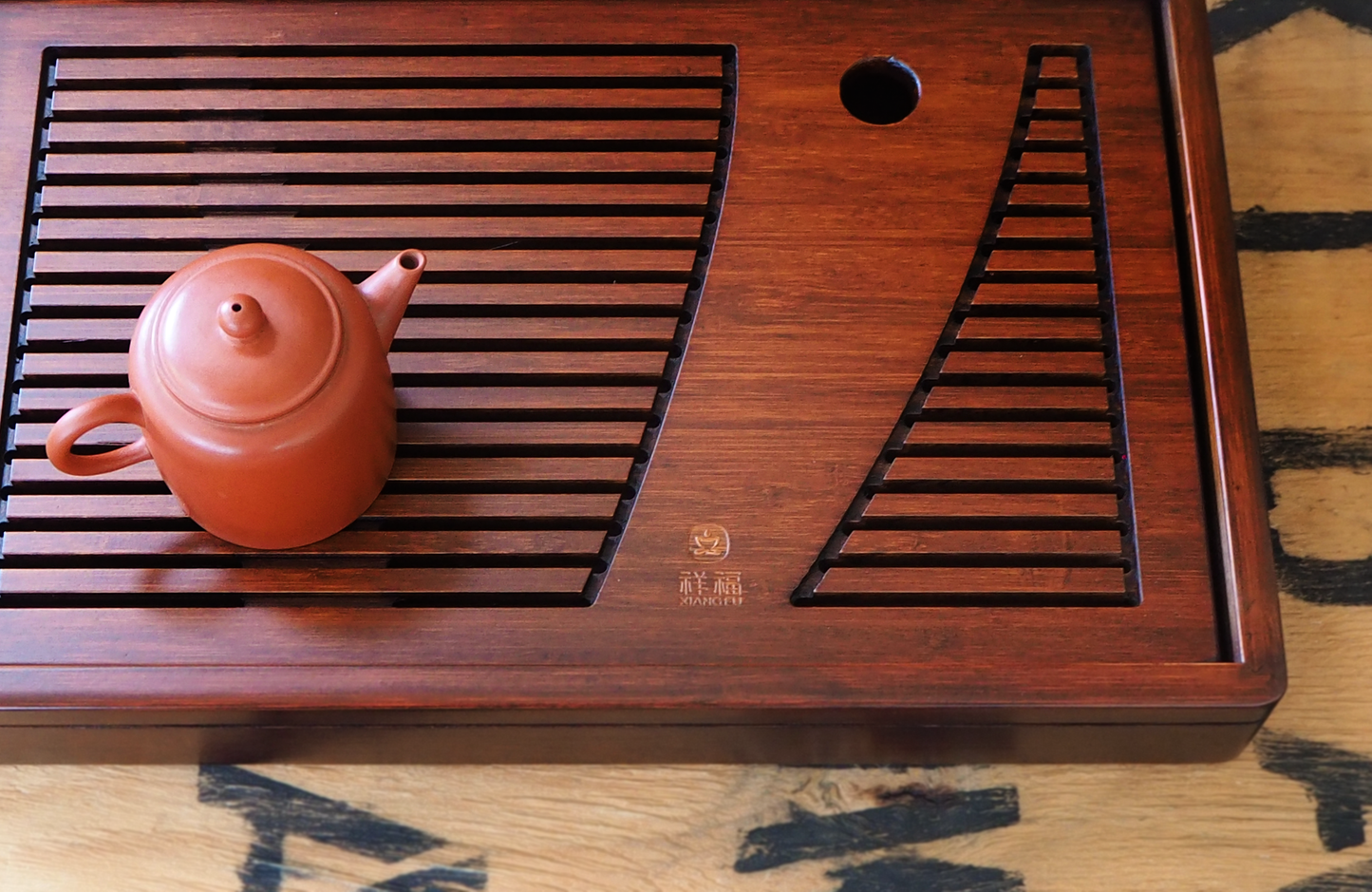 Dark Bamboo Tea Tray