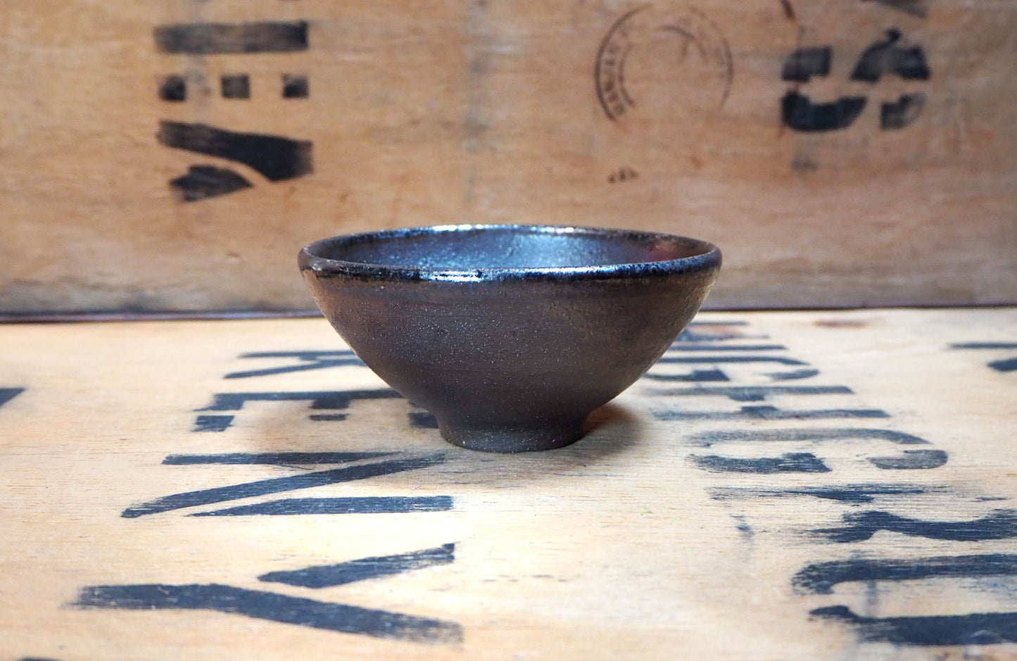 Iron Wash Tea Bowl by Popalini & Jezando