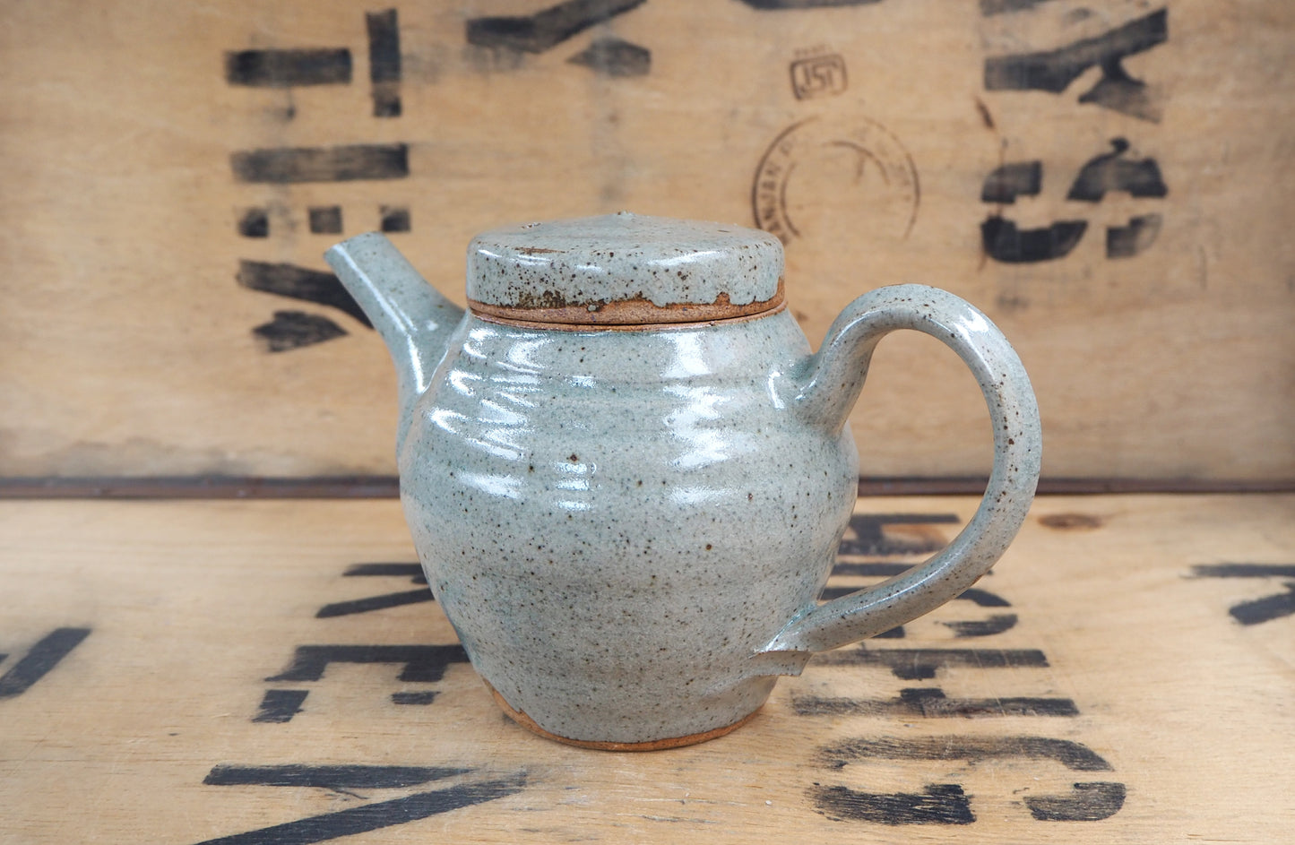 Blue Ash Teapot (1-2 cup) by Jack Welbourne