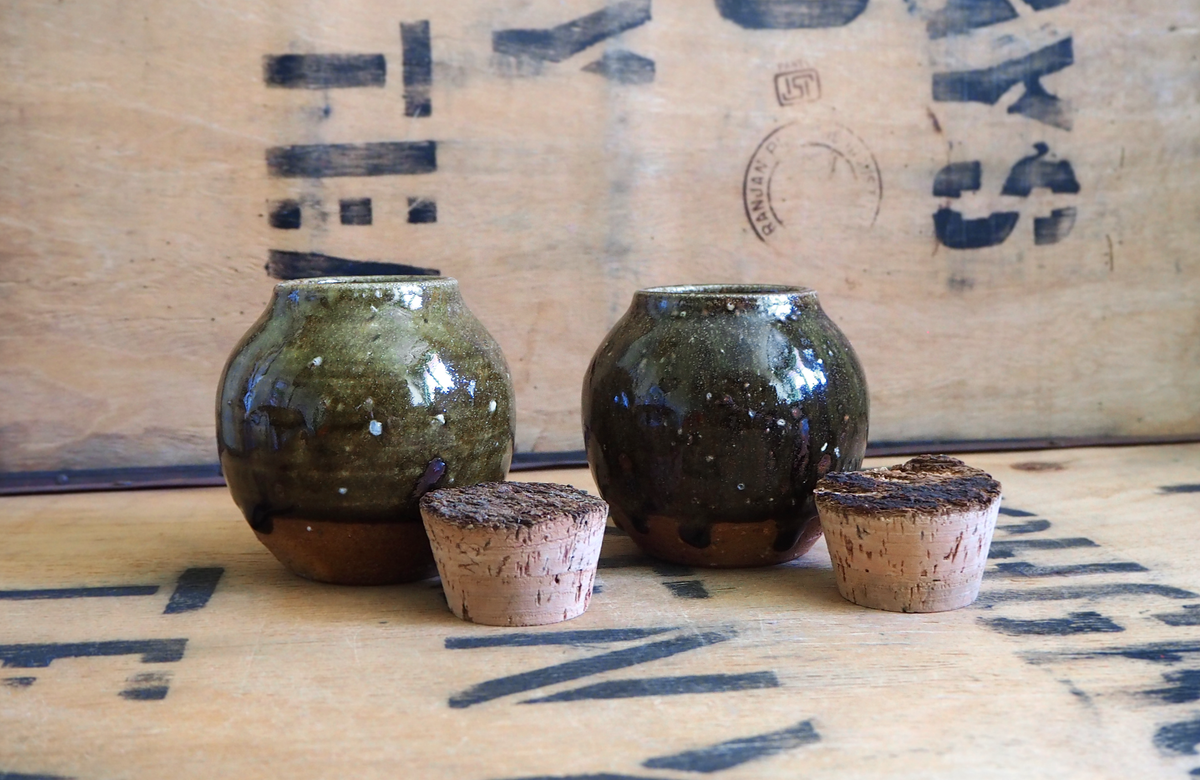 Woodfired Dark Ash Tea Jar by Linda Unsworth