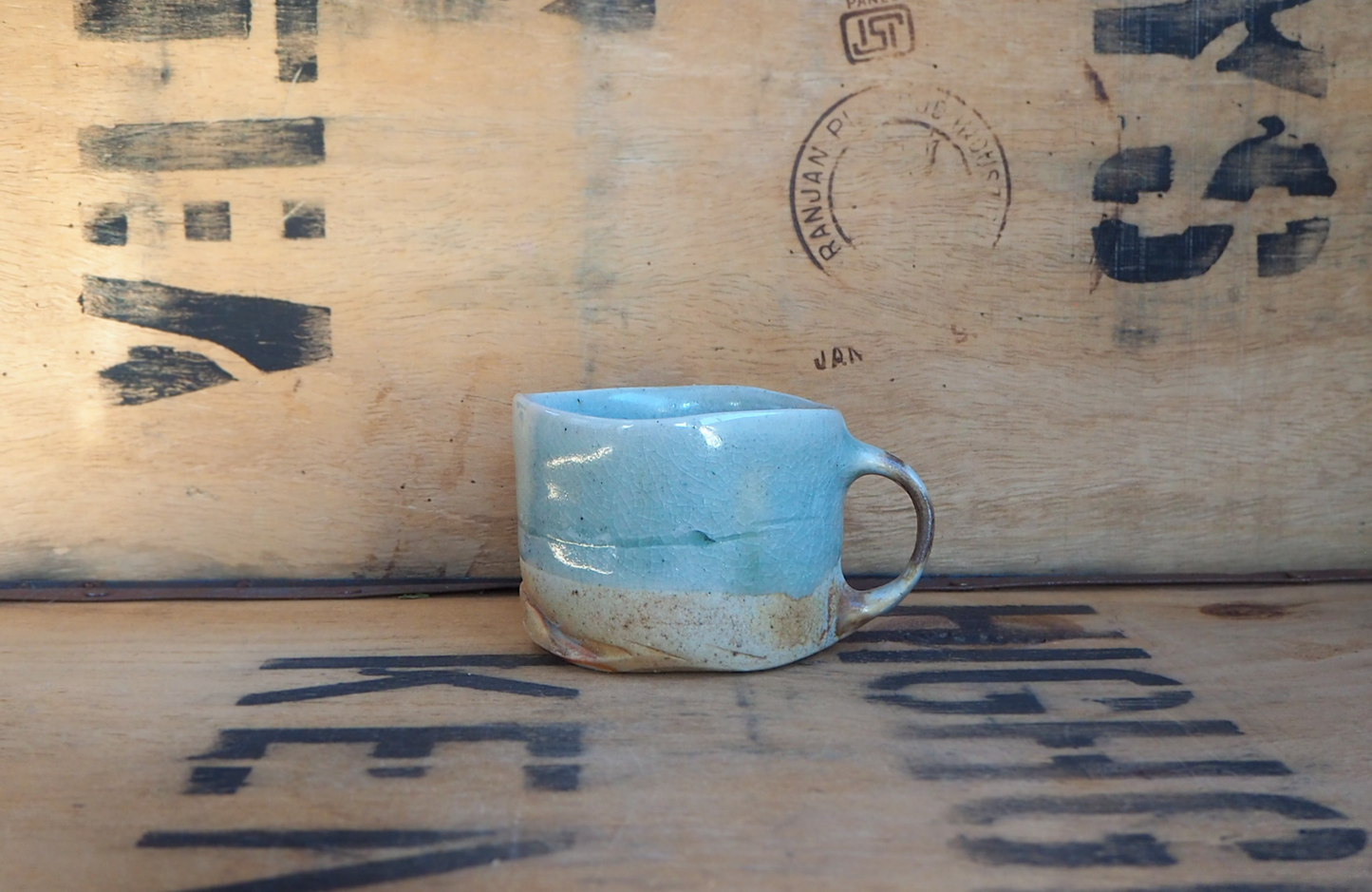 Woodfired Porcelain Small Mug by John Mackenzie