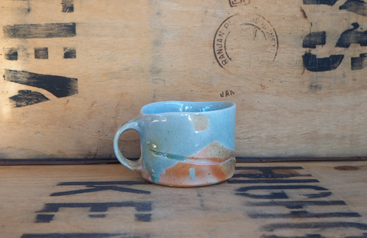 Woodfired Porcelain Small Mug by John Mackenzie