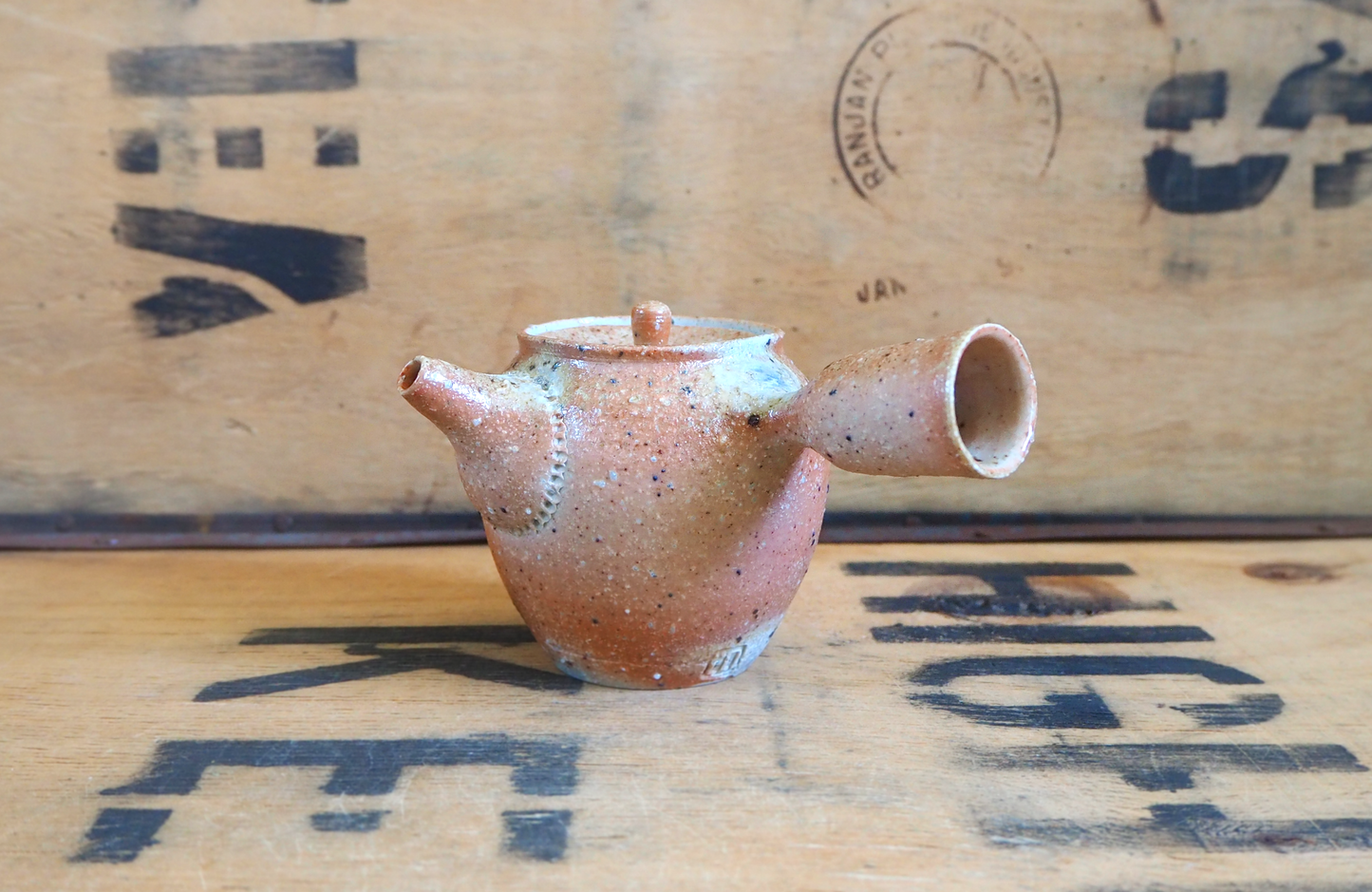 Woodfired Ash Splash Kyusu by Linda Unsworth