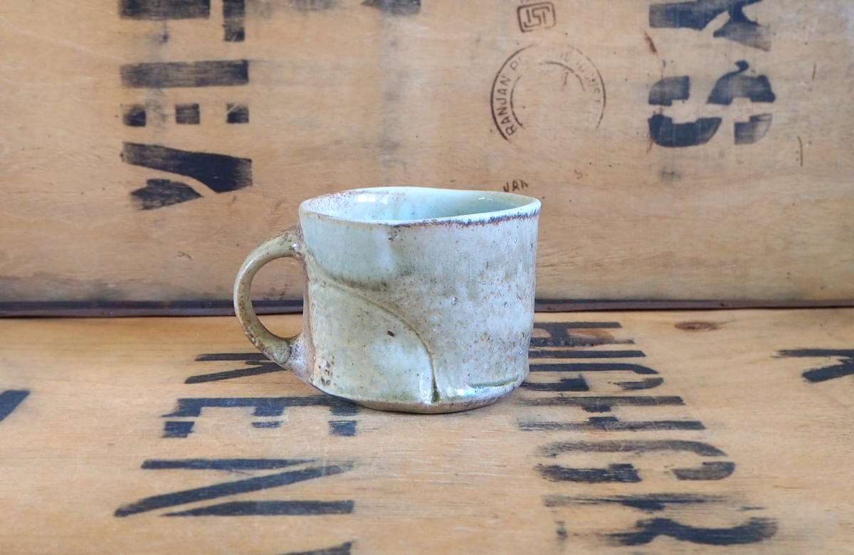 Woodfired Porcelain Large Mug (6) by John Mackenzie