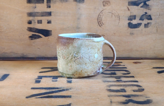 Woodfired Porcelain Large Mug (3) by John Mackenzie